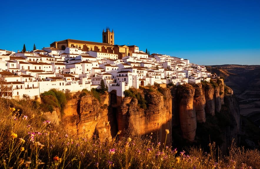 panoramic village composition techniques