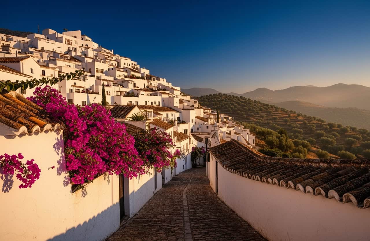 how to shoot the white villages of Andalusia
